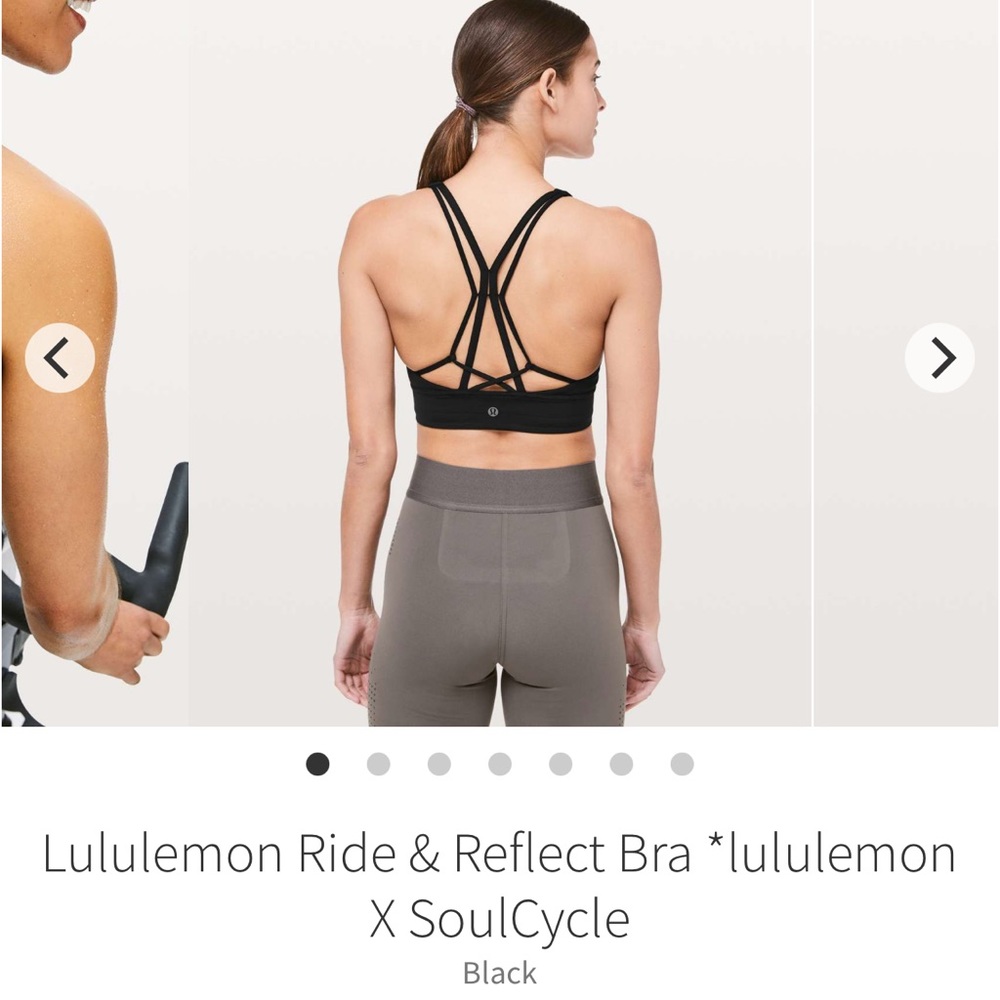lululemon // Ride & Reflect Bra Lululemon X SoulCycle - Black
